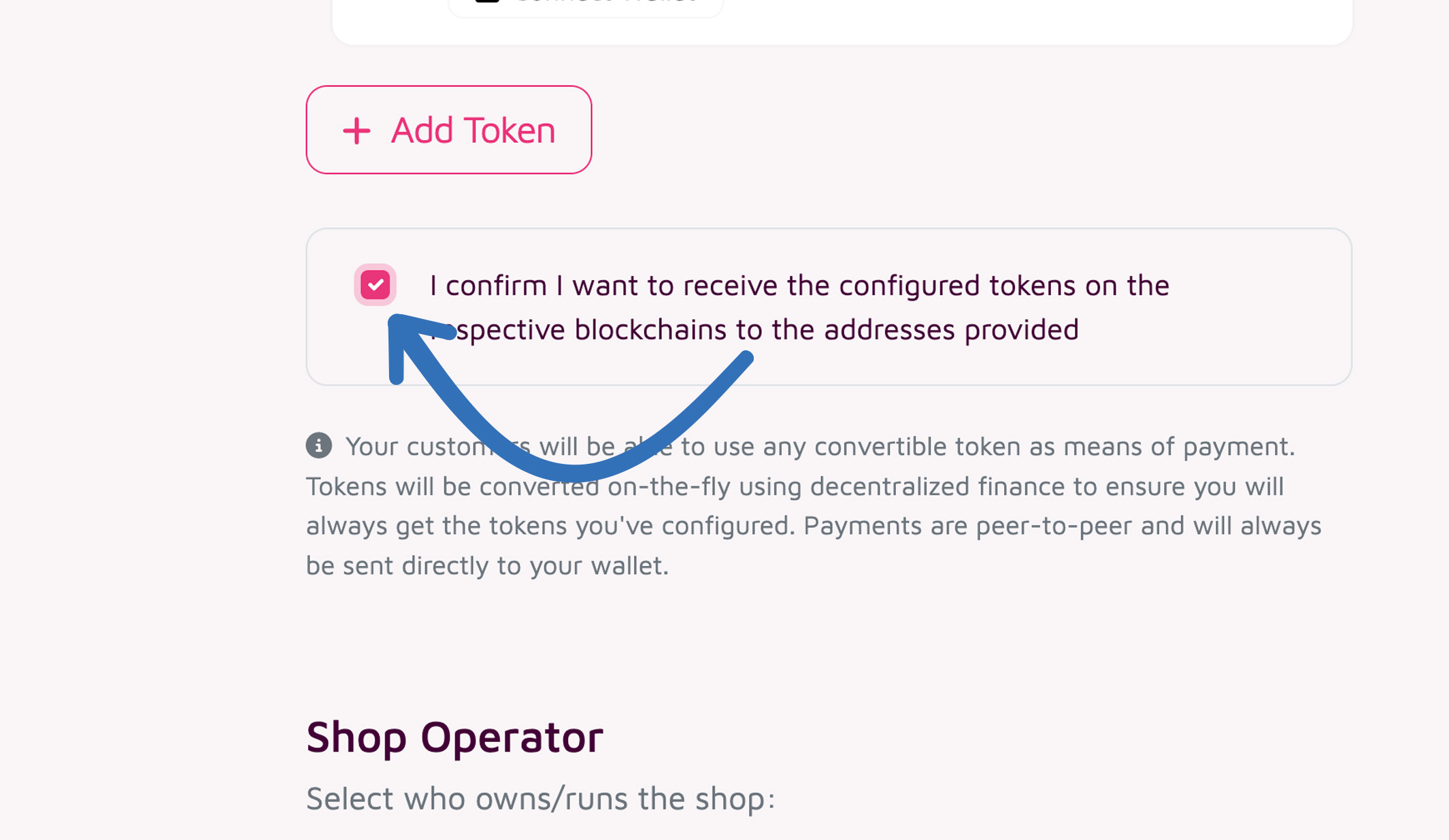 Confirm configuration