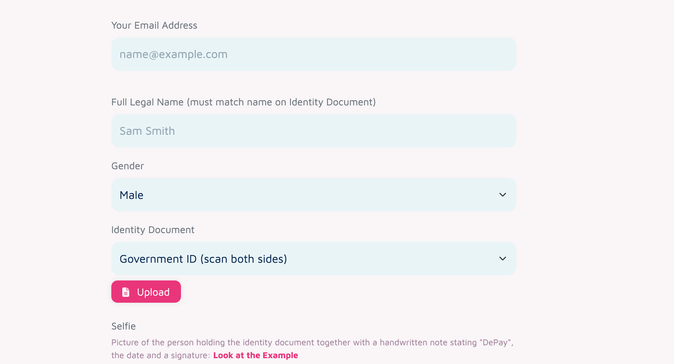 Provide shop operator data