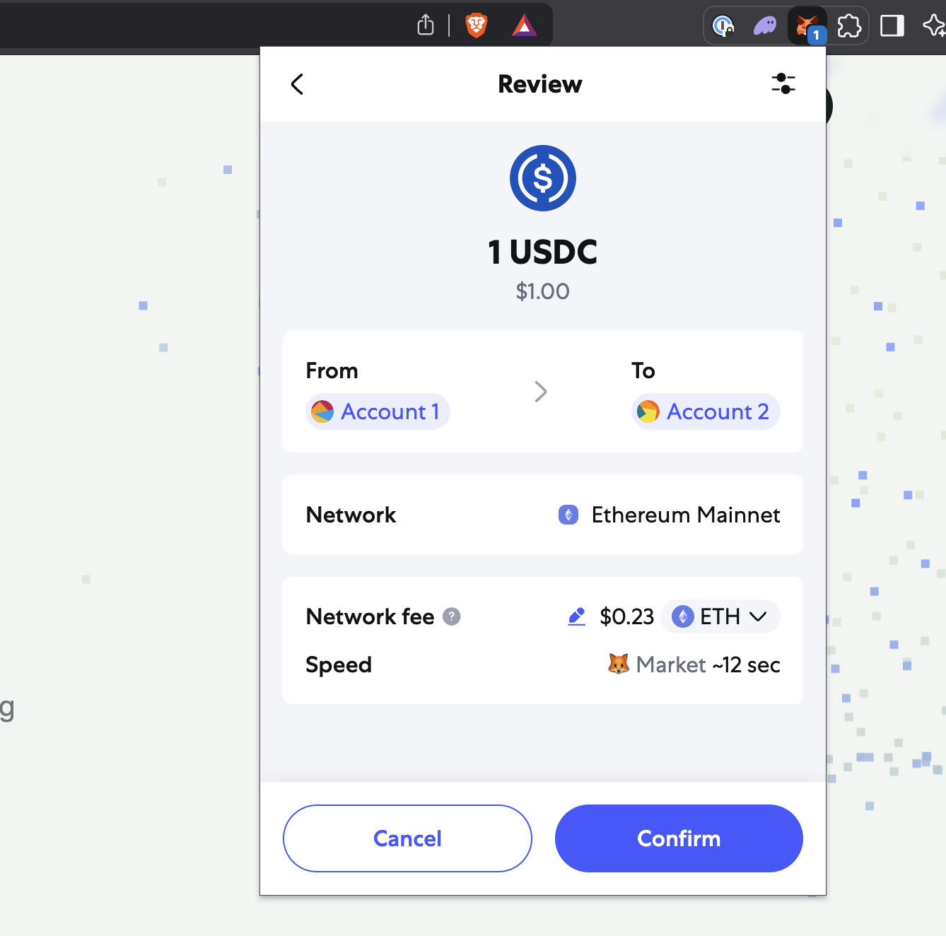 Refund crypto payment