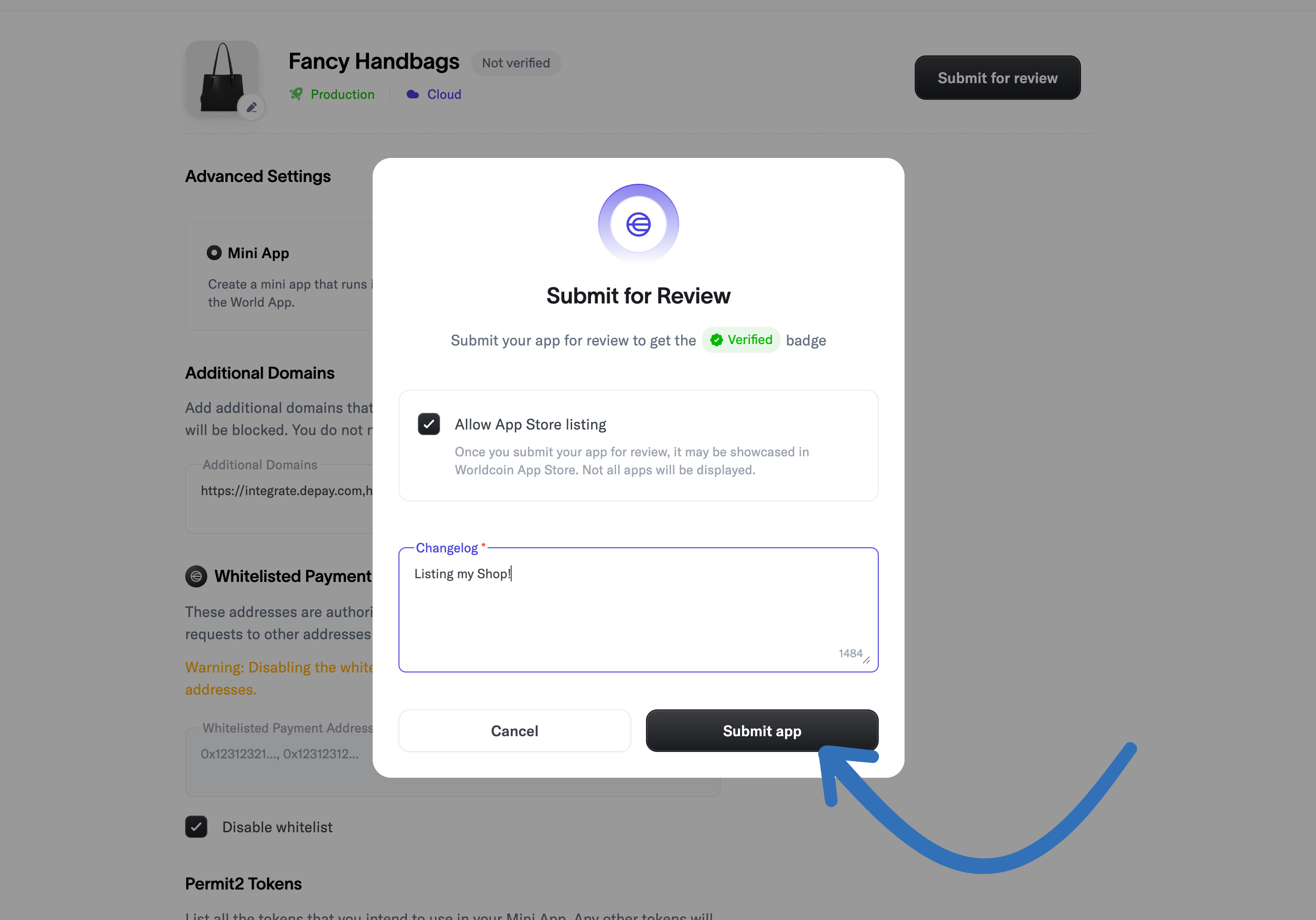 Submit for Review